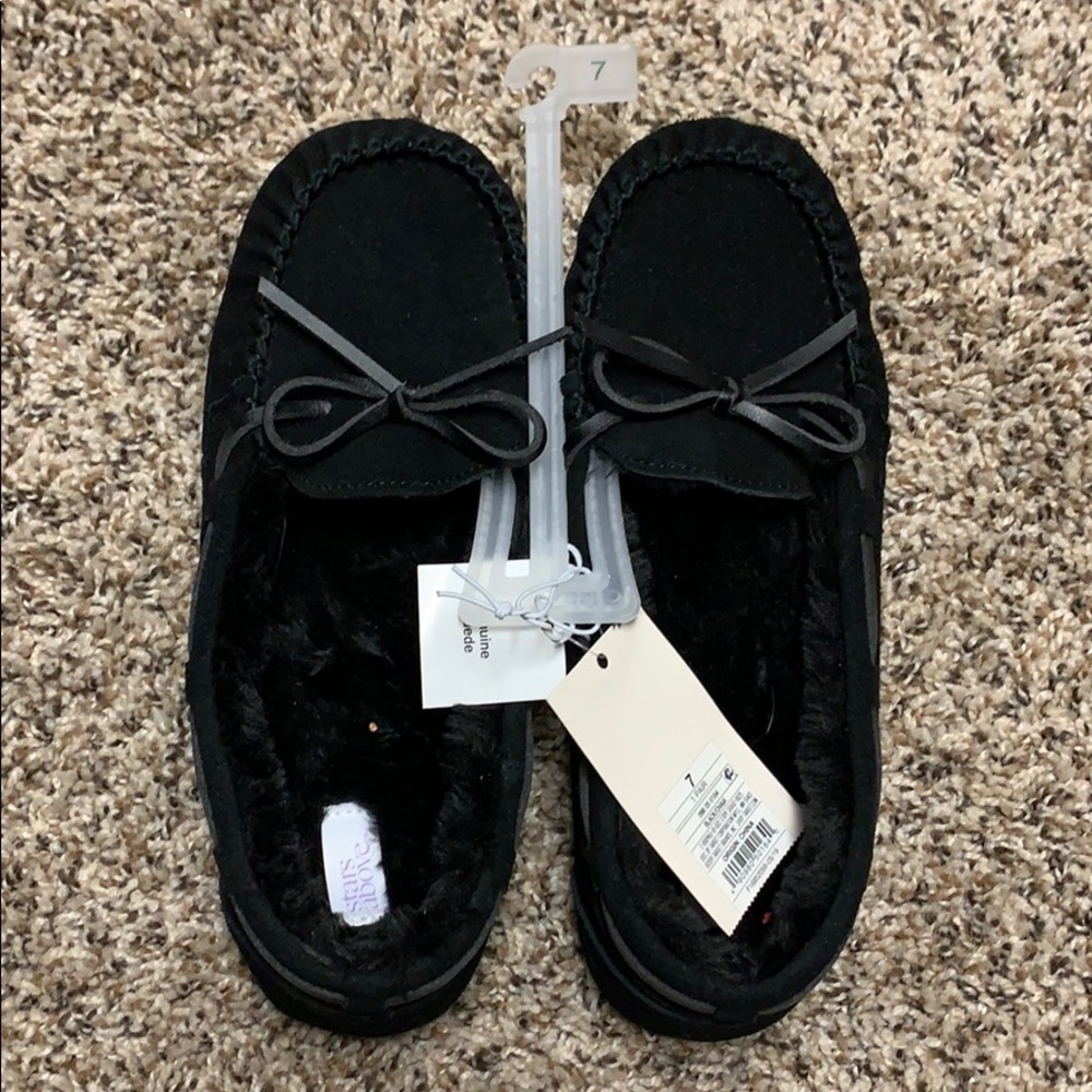 Black moccasins